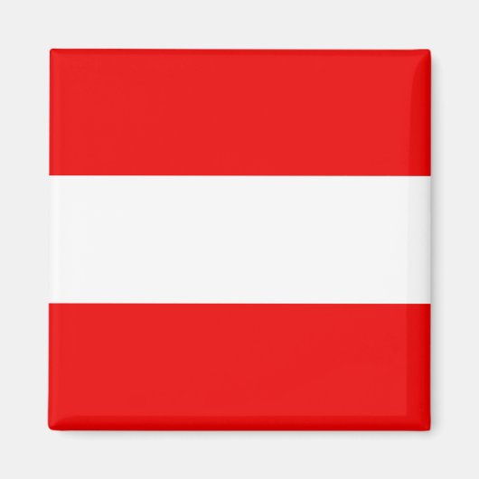 Austria Flag Magnet (Vorne)