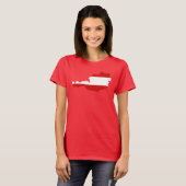 Austria Flag Map T - Shirts (Vorne ganz)