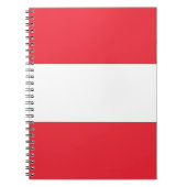 Austria Flag Notizblock (Vorderseite)