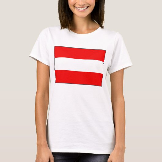 Austria Flag x Map T - Shirts (Vorderseite)