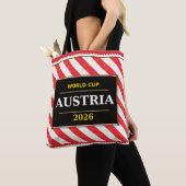Austria Football Fan Flag Colors Stripe Pattern Tasche (Von Nahem)