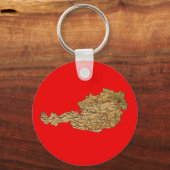 Austria Map Schlüsselanhänger (Vorderseite)