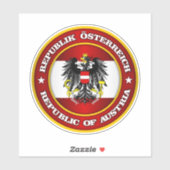 Austria Medalion Sticker (Blatt)