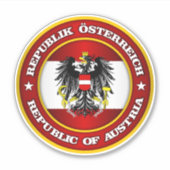 Austria Medalion Sticker (Vorderseite)