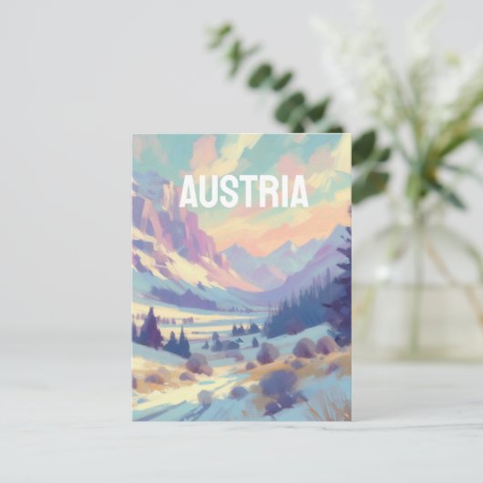 austria postkarte (Stehend Vorderseite)