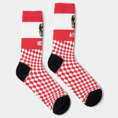 Austria Socks, Austrian flagge fashion / sports Socken (Rechts)