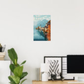 Austria Travel Art Vintag Poster (Heimbüro)
