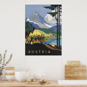 Austria Vintage Travel Poster (Küche)