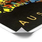 Austria Vintage Travel Poster (Ecke)