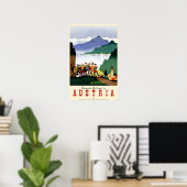 Austria Vintage Travel Poster (Heimbüro)