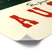 Austria Vintage Travel Poster (Ecke)