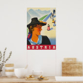 Austria Vintage Travel Poster (Küche)