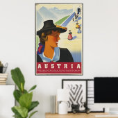 Austria Vintage Travel Poster Ad Retro Prints (Heimbüro)