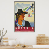 Austria Vintage Travel Poster Ad Retro Prints (Küche)