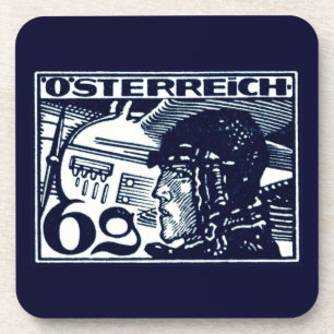 Austrian Air Mail von 1925 Untersetzer