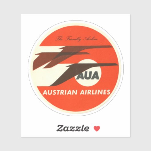 Austrian Airways Aviation Sticker (Blatt)