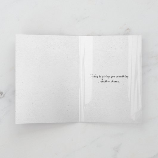 Austrian Alps Window Denken Sie an Sie Karte (Innenseite)