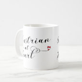 Austrian At Heart Tasse, Österreich Kaffeetasse (Vorderseite Links)