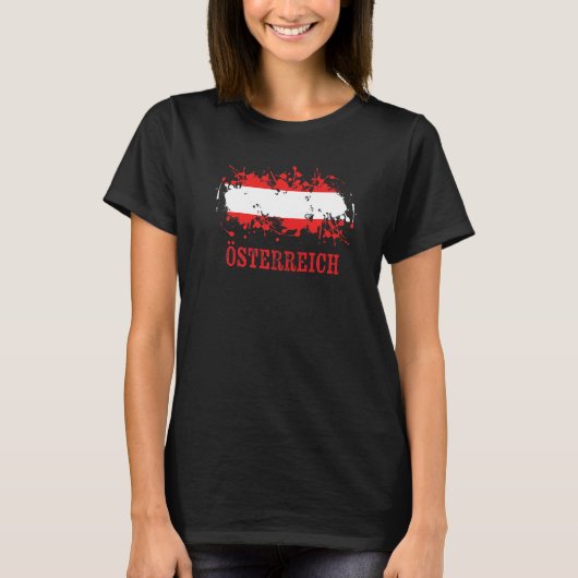 Austrian enthusiasts for Österreich and Austria T-Shirt (Vorderseite)