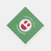 Austrian Flag Angel Weihnachten Personalisiert Serviette (Ecke)