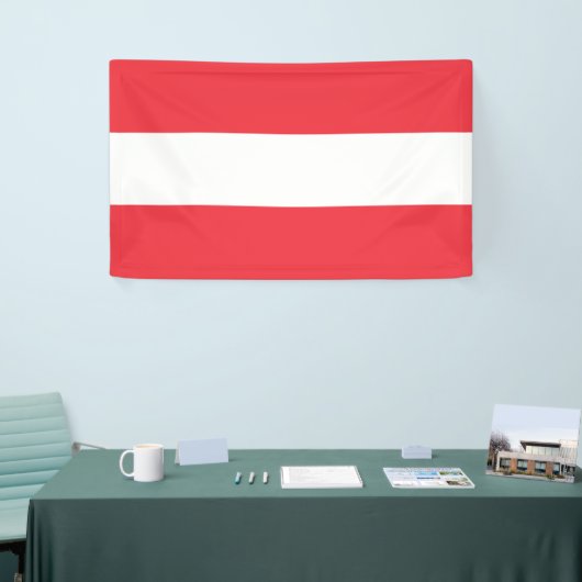Austrian Flag Celebration Party Event Décor Banner (Messeveranstaltung)
