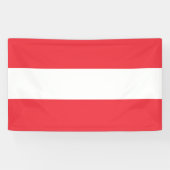 Austrian Flag Celebration Party Event Décor Banner (Horizontal)