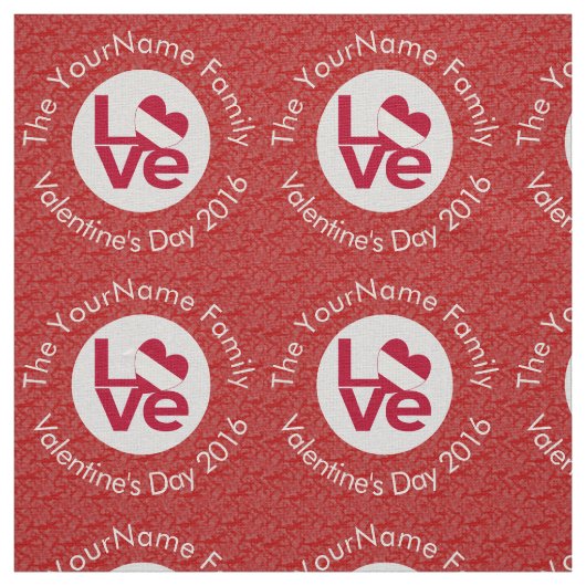 Austrian Flag Heart Red LIEBE Stoff (Muster)