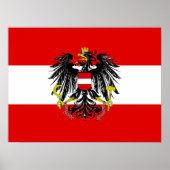 Austrian flag poster (Vorne)