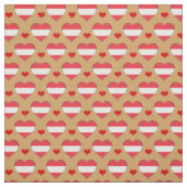 Austrian Flag & Red Heart mode Fabric / Österreich Stoff (Muster)