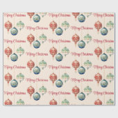 Austrian Joy | Frohe Weihnachten | Baumschmuck Geschenkpapier (Flach)