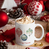 Austrian Joy | Frohe Weihnachten | Ornamente Kaffeetasse