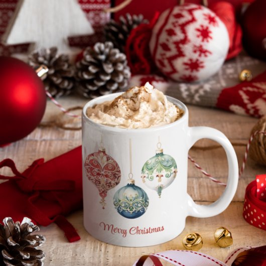 Austrian Joy | Frohe Weihnachten | Ornamente Kaffeetasse