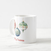 Austrian Joy | Frohe Weihnachten | Ornamente Kaffeetasse (Vorderseite Links)
