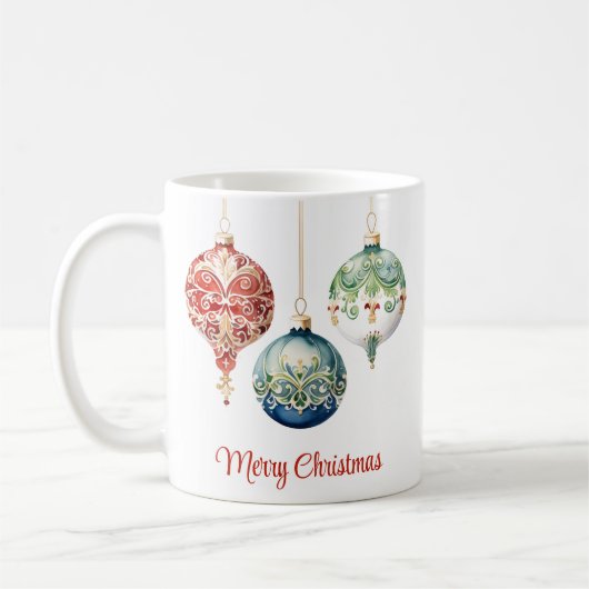 Austrian Joy | Frohe Weihnachten | Ornamente Kaffeetasse (Links)