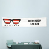 Austrian Shades benutzerdefinierte Text- und Farbb Banner (Messeveranstaltung)