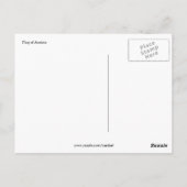 austrische Flagge Postkarte (Rückseite)