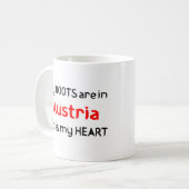austrische Wurzeln Kaffeetasse (Vorderseite Links)