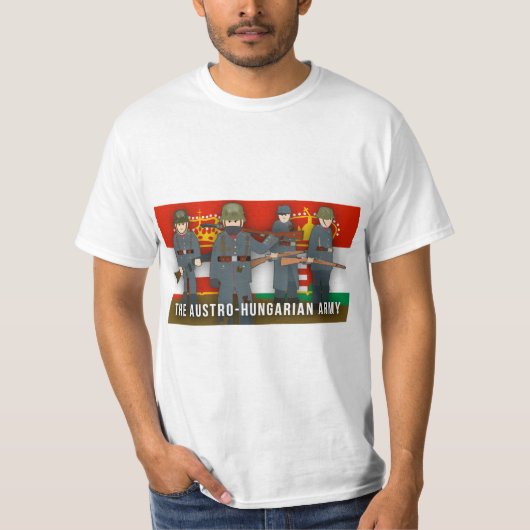 Austro-Ungarischer Armee-Partei-Erster Weltkrieg T-Shirt (Vorderseite)