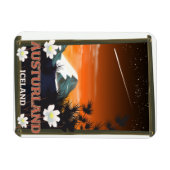 Austurland Island Reiseplakat Magnet (Horizontal)