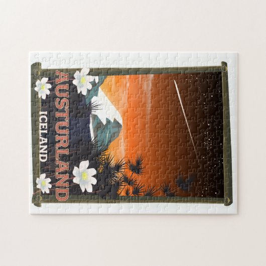 Austurland-Reisemposter Puzzle (Horizontal)