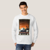 Austurland-Reisemposter T-Shirt (Vorne ganz)