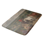 Ausübung der Königspferde (Equine Art) Badematte (Schrägansicht)