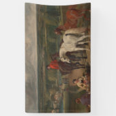 Ausübung der Königspferde (Equine Art) Banner (Vertikal)