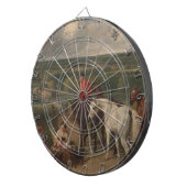 Ausübung der Königspferde (Equine Art) Dartscheibe (Vorderseite rechts)