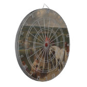 Ausübung der Königspferde (Equine Art) Dartscheibe (Vorderseite Links)