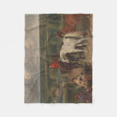 Ausübung der Königspferde (Equine Art) Fleecedecke (Vorderseite)