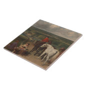 Ausübung der Königspferde (Equine Art) Fliese (Seite)