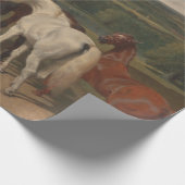 Ausübung der Königspferde (Equine Art) Geschenkpapier (Ecke)
