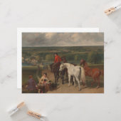 Ausübung der Königspferde (Equine Art) Karte (Vorderseite/Rückseite Beispiel)