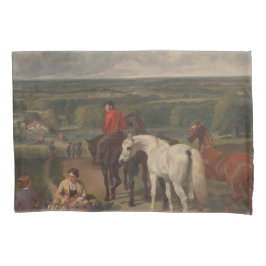 Ausübung der Königspferde (Equine Art) Kissenbezug